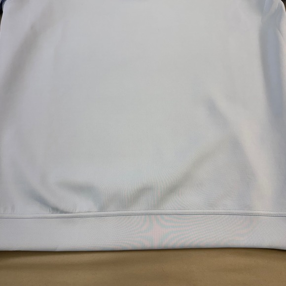 USA Palm Sky Blue Quarter Zip Pullover Long Sleeve Shirt Mens M Polyester Spandx - Picture 2 of 16